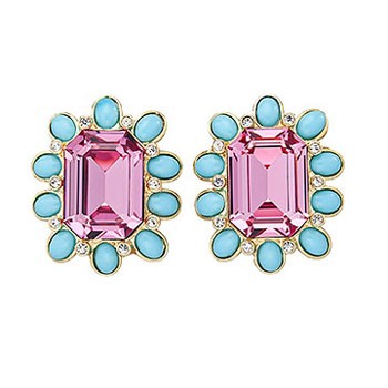 Funky Flowers Clip Earrings by Kenneth Jay Lane