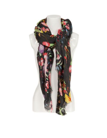 Zara Floral Foulard Scarf