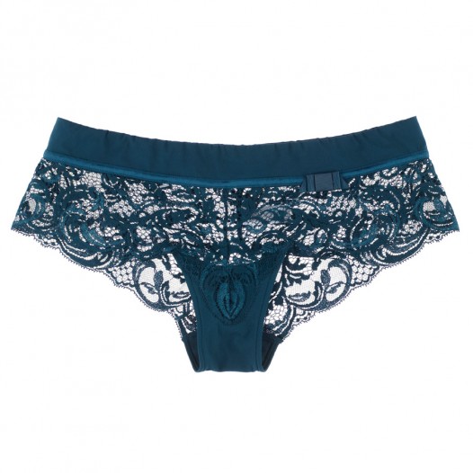Lace and Satin Boyshort