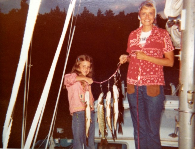 Kath and our mom with Northern.