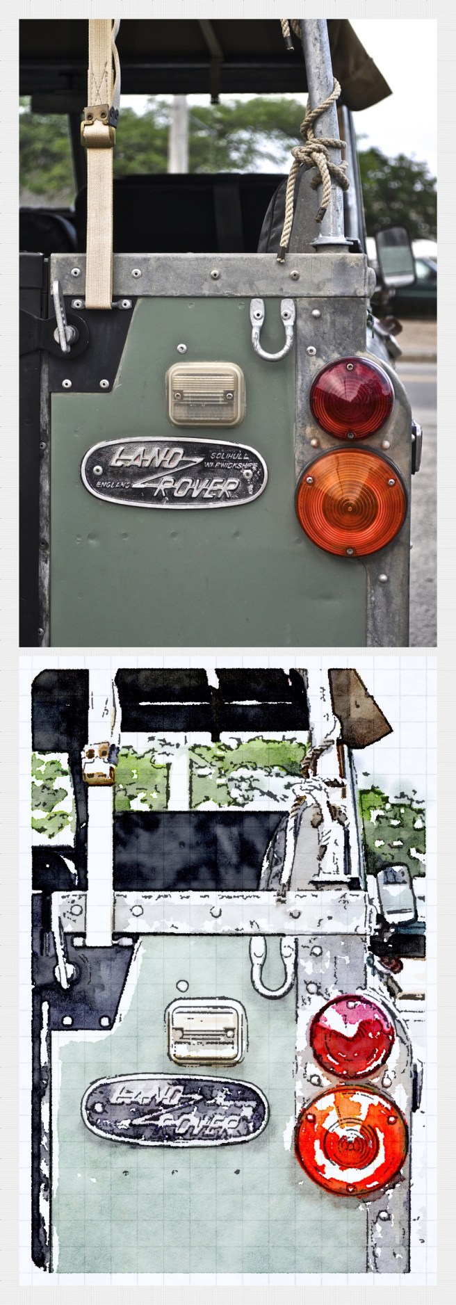 Vintage Land Rover, Vineyard Haven